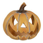 Clayre & Eef Halloween pompoen van oranje keramiek 15 x 14 x 13 cm