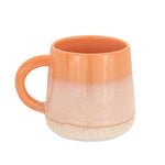 oranje keramische mok koffiemok warme tint koffie thee kopje modern servies oranje mok