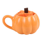 Oranje pompoen mok van 480 ml met fluffy sokken