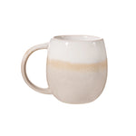 design mok beige keramische koffiemok kleurverloop neutraal servies koffie thee kopje modern