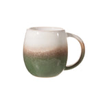 roene keramische mok koffiemok natuurlijke tinten groen beige kopje modern servies koffie thee