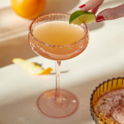 Koraal coupeglazen – set van 2 (177 ml)