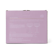 Roze coupeglazen – set van 2 (177 ml)