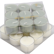 Set van 9 theelichtjes wit
