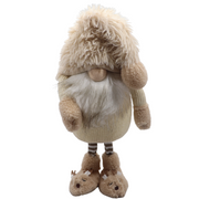 Zachte kerstkabouter met rendiersloffen