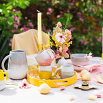 keramische mokken servies set koffie thee kopjes tafel styling brunch servies moderne mokken