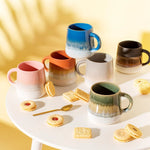 keramische mokken set gekleurde koffiemokken modern servies koffie thee kopjes verschillende kleuren