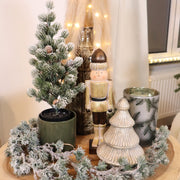 Decoratieve gouden kerstboom