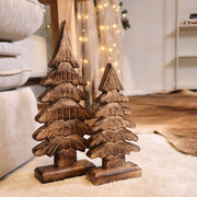 Houten kerstboom 33 cm