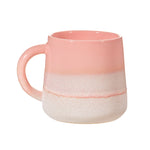 roze koffiemok keramiek moderne mok zachte kleur koffie thee kopje minimalistisch servies