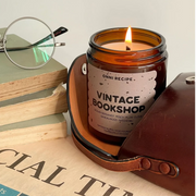 Vintage Boekwinkel - Koolzaadkaars - 170ml