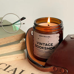 Vintage Boekwinkel - Koolzaadkaars - 170ml