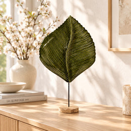 Decoratief blad op voet – Green Oase