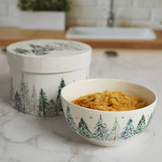 Kom Frosted Forest met Geschenkdoos - Set van 2