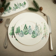 Dessertbord Frosted Forest – met geschenkdoos - set van 4