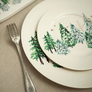 Dinerbord Frosted Forest - met geschenkdoos - set van 4