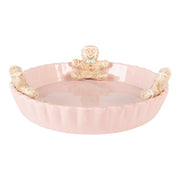 Gingerbread Serveerschaal – Roze –