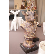 Decoratieve hertenbuste in goud