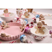 Gingerbread Kom met Candy Cane Strepen 250 ML