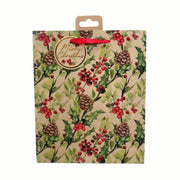 Cadeautasje Winter Berries – 23 cm