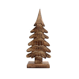 Houten kerstboom 33 cm