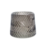 Glazen theelichthouder